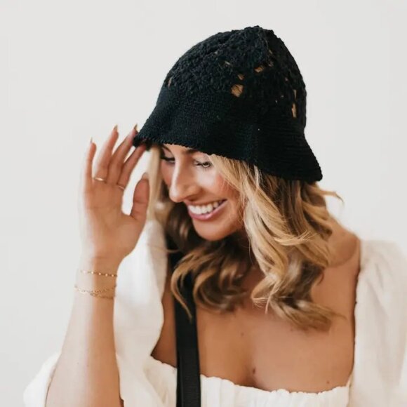 Beachly Crochet Summer Bucket Hat - Picture 2 of 3